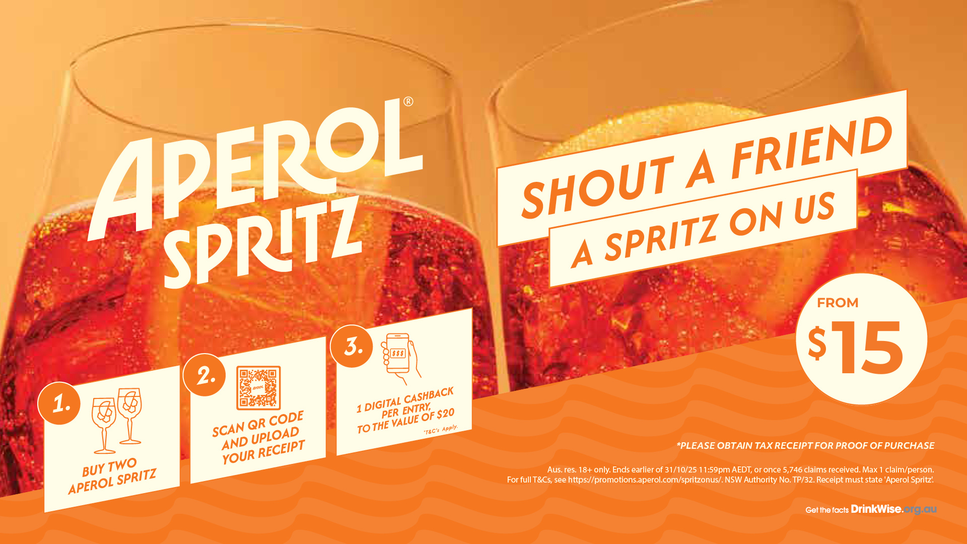 Shout a Mate with Aperol Spritz