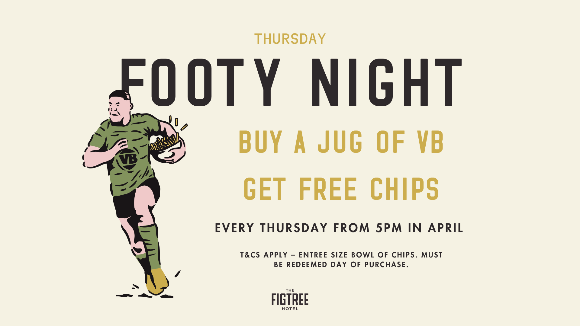 THURSDAY FOOTY NIGHT